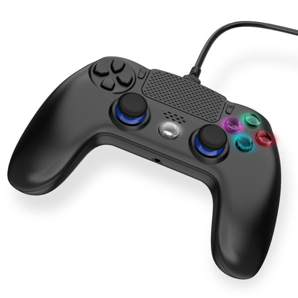 Manette PS4 - Filaire - Noire