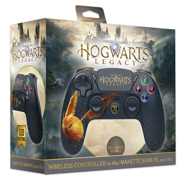 Manette PS4 - Sans fil - Harry Potter - Hogwarts Legacy - Vif d'or