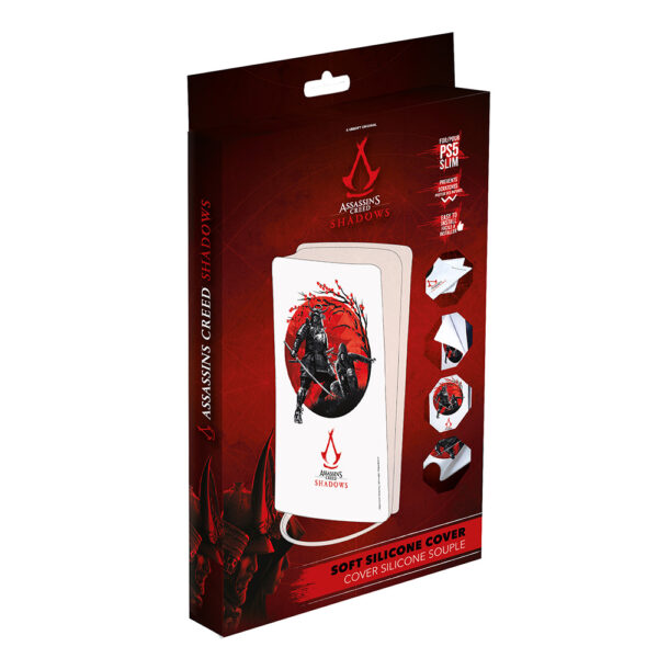 Cover silicone souple - PS5 Slim - Assassin's Creed Shadows - Boite