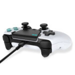 Manette PS5 - Filaire - Noire et blanche