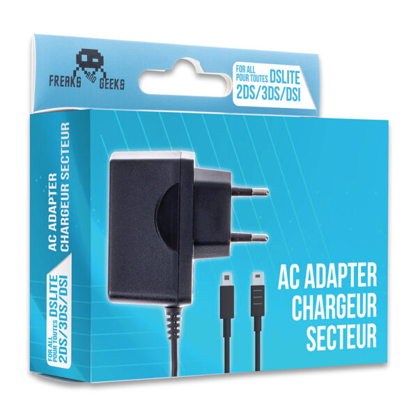 Chargeur secteur New3DSXL / NEW3DS / 2DS / 3DS / 3DS XL / DSi / DSi XL / DS Lite - Boite