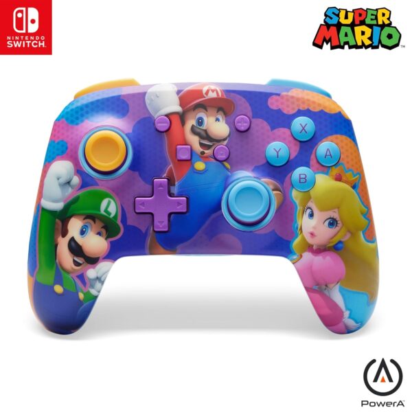 Manette Switch - Sans fil - Color Splash Heroes - Mario Nintendo