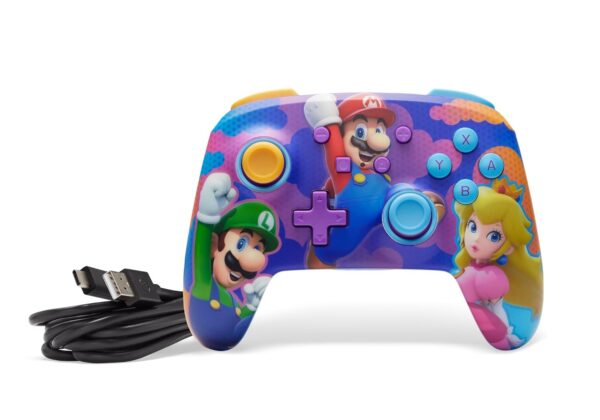 Manette Switch - Sans fil - Color Splash Heroes - Mario Nintendo