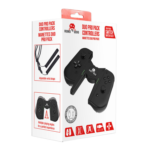 Manettes duo pro pack type Joy-Con - USB type-C - Noir - Boite