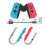 Manettes duo pro pack type Joy-Con - USB type-C - Bleu / Rouge - Détails