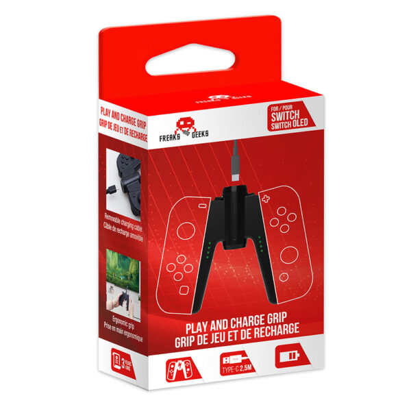 Grip de charge pour 2 Joy-Con - Boite