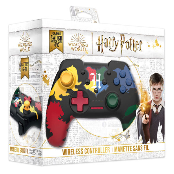 Manette Switch - Sans fil - Harry Potter - 4 Maisons