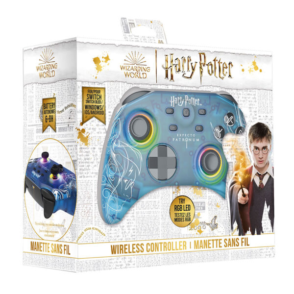 Manette Switch - Sans fil - Harry Potter - Translucide - Patronus