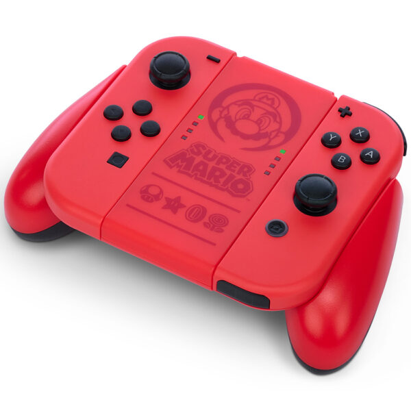 Grip confort pour Joy-Con - Super Mario Rouge - Mise en situation