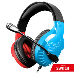 Casque gaming pro H3 avec micro PS4 / Xbox One / Switch / Bleu et rouge