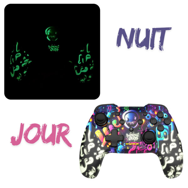 Manette Switch / PC - Sans fil - Shining Graff