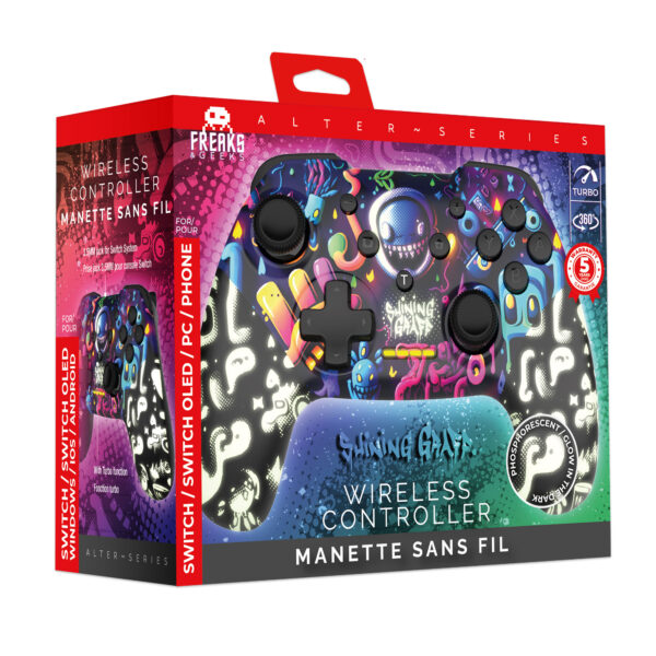 Manette Switch / PC - Sans fil - Shining Graff