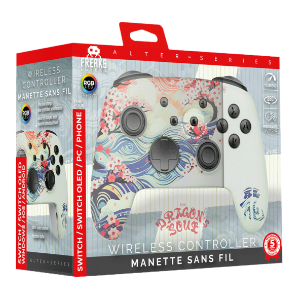 Manette Switch / PC - Sans fil - Dragon's Soul