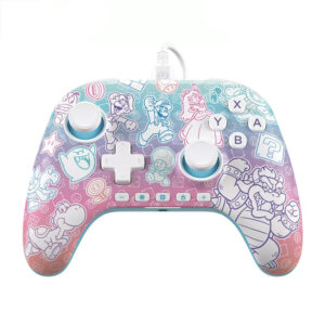 Switch 2 - Manette filaire - Mushroom Kingdom