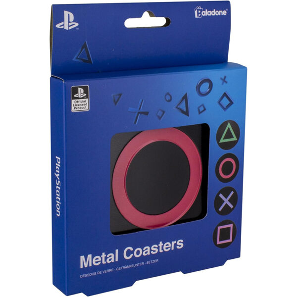 4 sous-verres en metal - Playstation - Boite