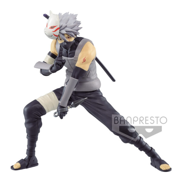 Figurine Naruto Shippuden - Kakashi - 18cm - Vibration Stars - Face