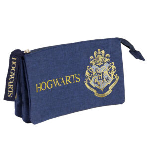 Trousse Harry Potter - 3 compartiments - Hogwarts