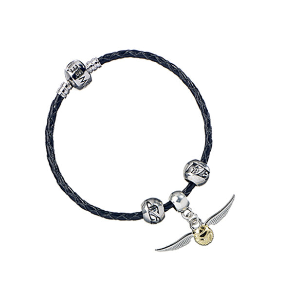 Bijou Harry Potter - Bracelet - Ensemble Quidditch - Vif d’or / Gardien / Attrapeur