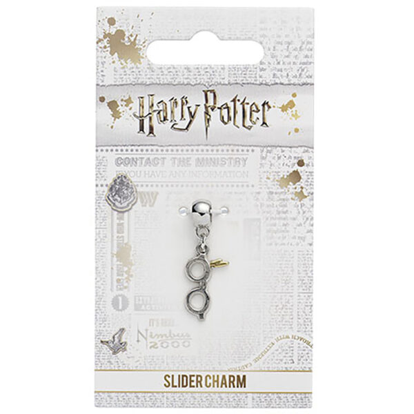 Bijou Harry Potter - Pendentif Charm - Eclair et Lunettes - Emballage