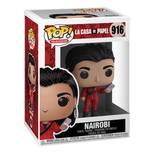 Funko Pop! 916 - La casa de papel - S2 - Nairobi - Dans boite