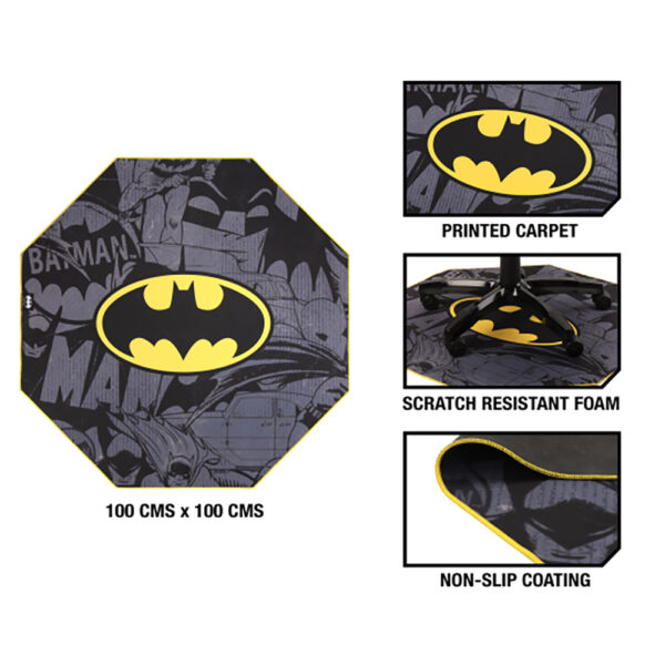 Tapis de sol gamer antiderapant - DC Comics - Batman - Vue d'ensemble