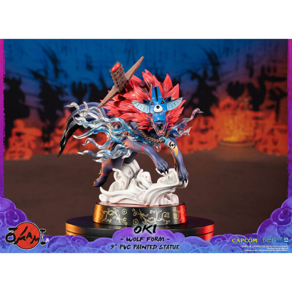 Figurine Okami - Oki Wolf - 21cm - Face