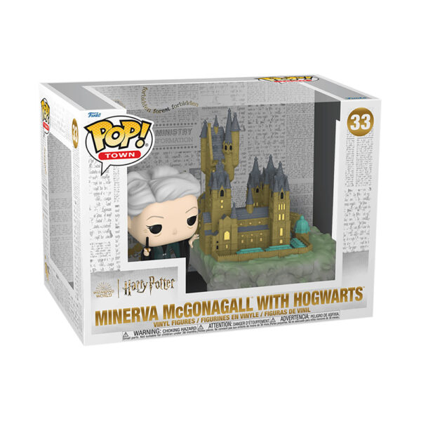 Funko Pop! 33 - Harry Potter - Minerva avec Poudlard - Dans boite