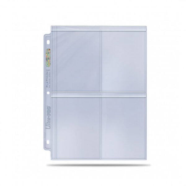 Lot de 100 pochettes de classeur - UltraPro - Platinum 4 - Pages