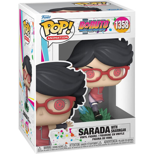 Funko Pop! 1358 - Boruto - Sarada avec un Sharingan - Dans boite