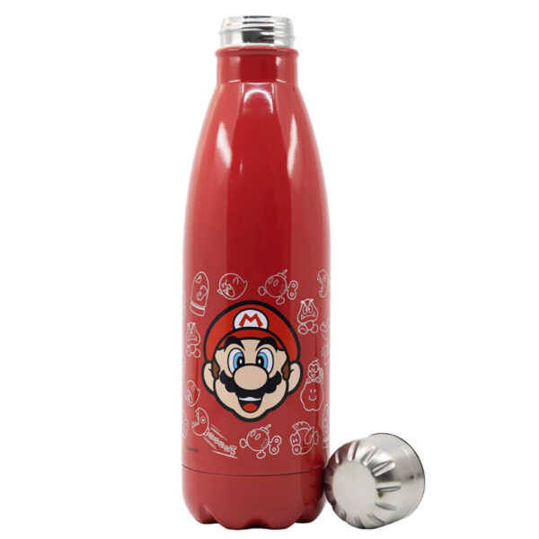 Bouteille thermique inox - Nintendo - Super Mario - 780ml - Ouverte