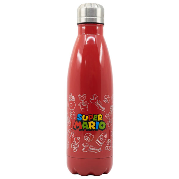 Bouteille thermique inox - Nintendo - Super Mario - 780ml - Dos