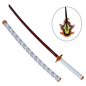 Katana ornemental - Inspire du katana de Rengoku Kyojuro (Demon Slayer)