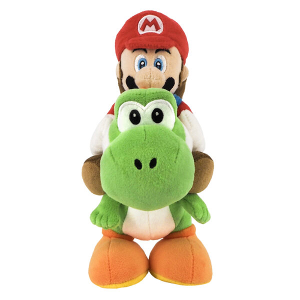 Peluche Mario et Yoshi - Nintendo Togetherplus - Super Mario - Face