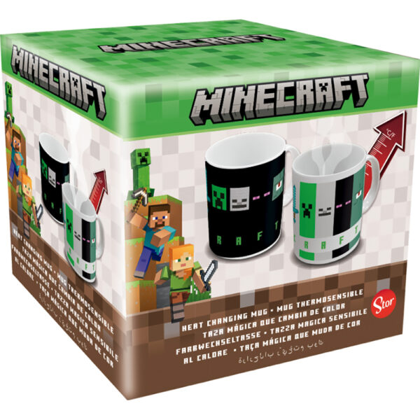 Mug thermo-reactif - Minecraft - 325ml - Boite