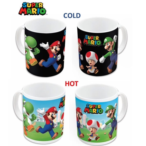 Mug thermo-reactif - Super Mario - Team - 325ml