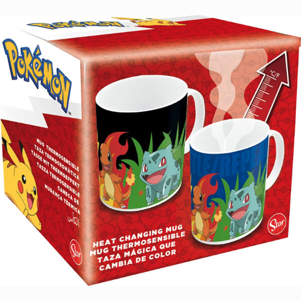 Mug thermo-reactif - Pokemon - Bataille - 325ml - Boite