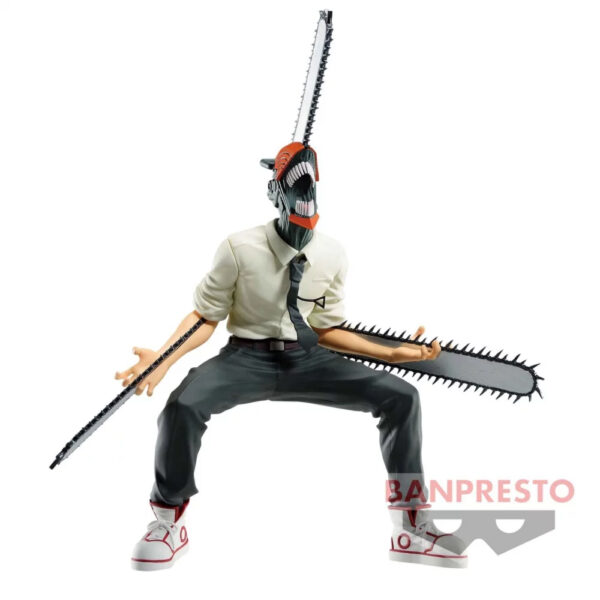 Figurine Chainsaw Man - Denji - 14cm - Vibration stars - Face