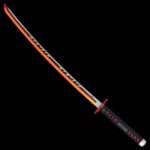 Katana de Tanjiro Kamado - Nichirin - LED - Demon Slayer - Katana seul
