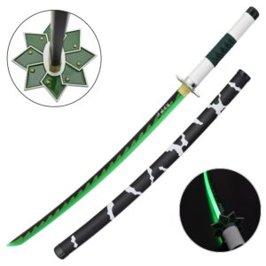 Katana de Genya Shinazugawa - Demon Slayer - LED - Vue d'ensemble