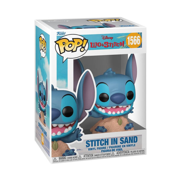 Funko Pop! Stitch dans le sable n°1566 - Lilo & Stitch