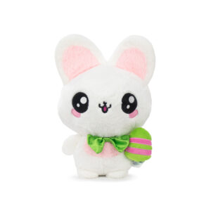 Peluche Kawaii World - Lapin noeud de papillon vert