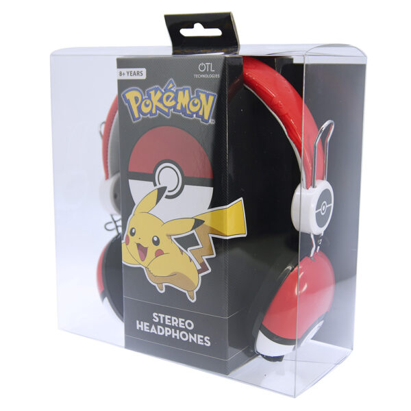 Casque filaire enfant - PS4 / PS5 / Xbox One / Series X / Switch - Pokeball - Boite