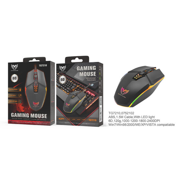 Souris gamer filaire - NE TG7210 - Noire