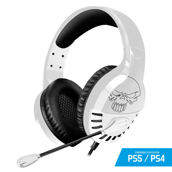 Casque gaming Pro H3 avec micro - PS4 / PS5 - Blanc