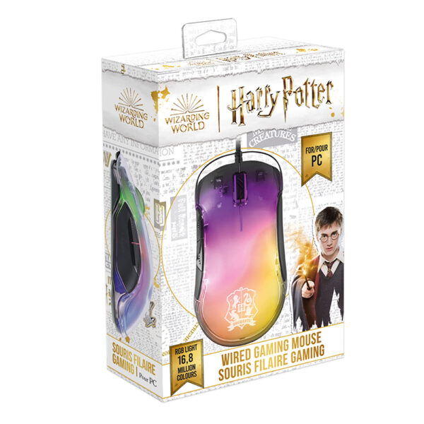 Souris gamer filaire - USB 2.0 - LED - Harry Potter