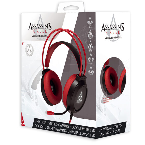 Casque filaire universel avec micro - Assassin's Creed - Boite