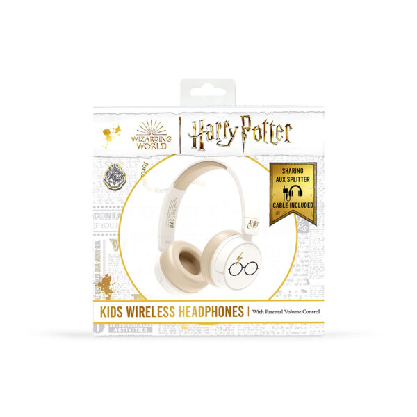 Casque Bluetooth enfant - PS5 / PS4 / Xbox Series X|S / Switch - Harry Potter - Blanc - Boite