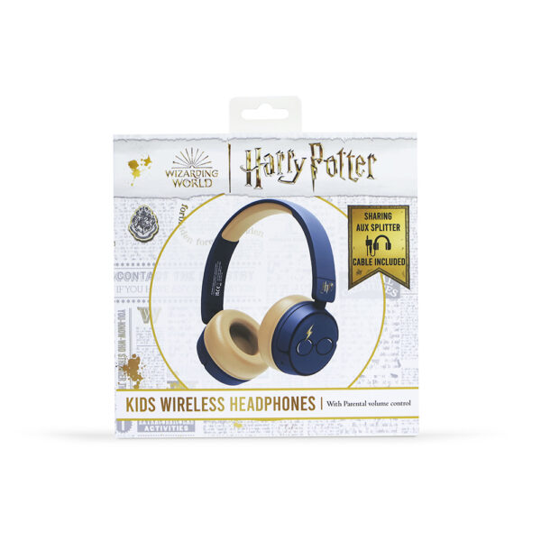 Casque Bluetooth enfant - PS5 / PS4 / Xbox Series X|S / Switch - Harry Potter - Bleu - Boite