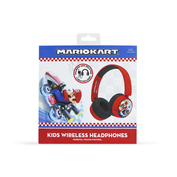 Casque Bluetooth enfant - PS5 / PS4 / Xbox Series X|S / Switch - Mario Kart - Boite