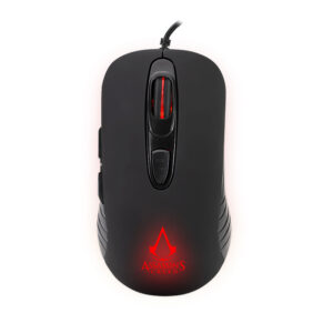 Souris gamer filaire - 3600 DPI - LED - Assassin's Creed - Noir